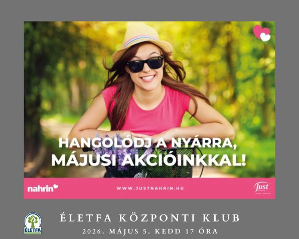 KLUB - Májusi ajánlataink