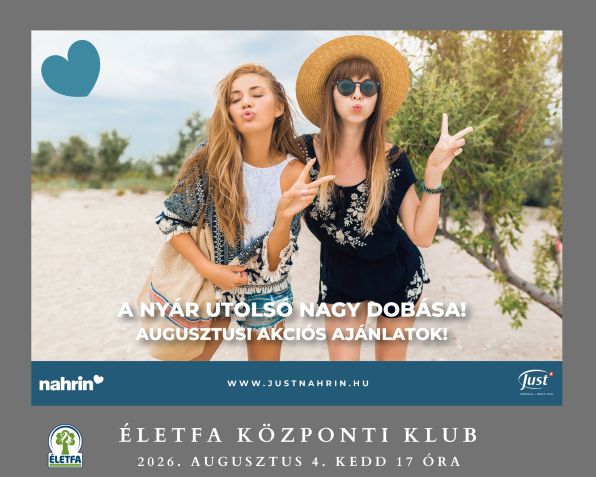 KLUB - Augusztusi kedvezmények