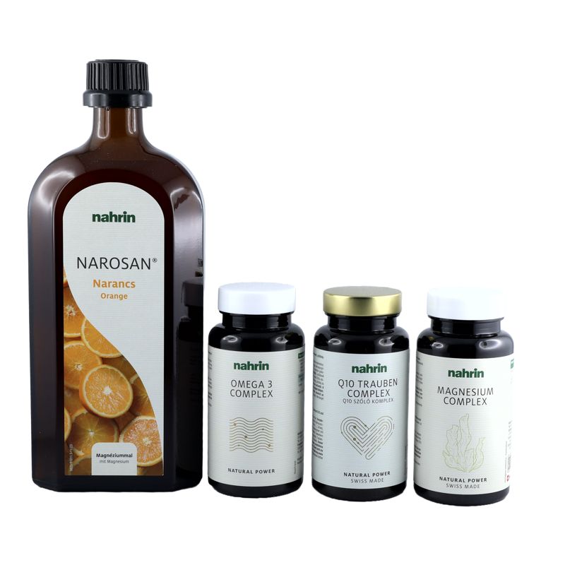 Szívcsomag (Omega 3,Q10,Magnézium kapszula,N. Narancs)